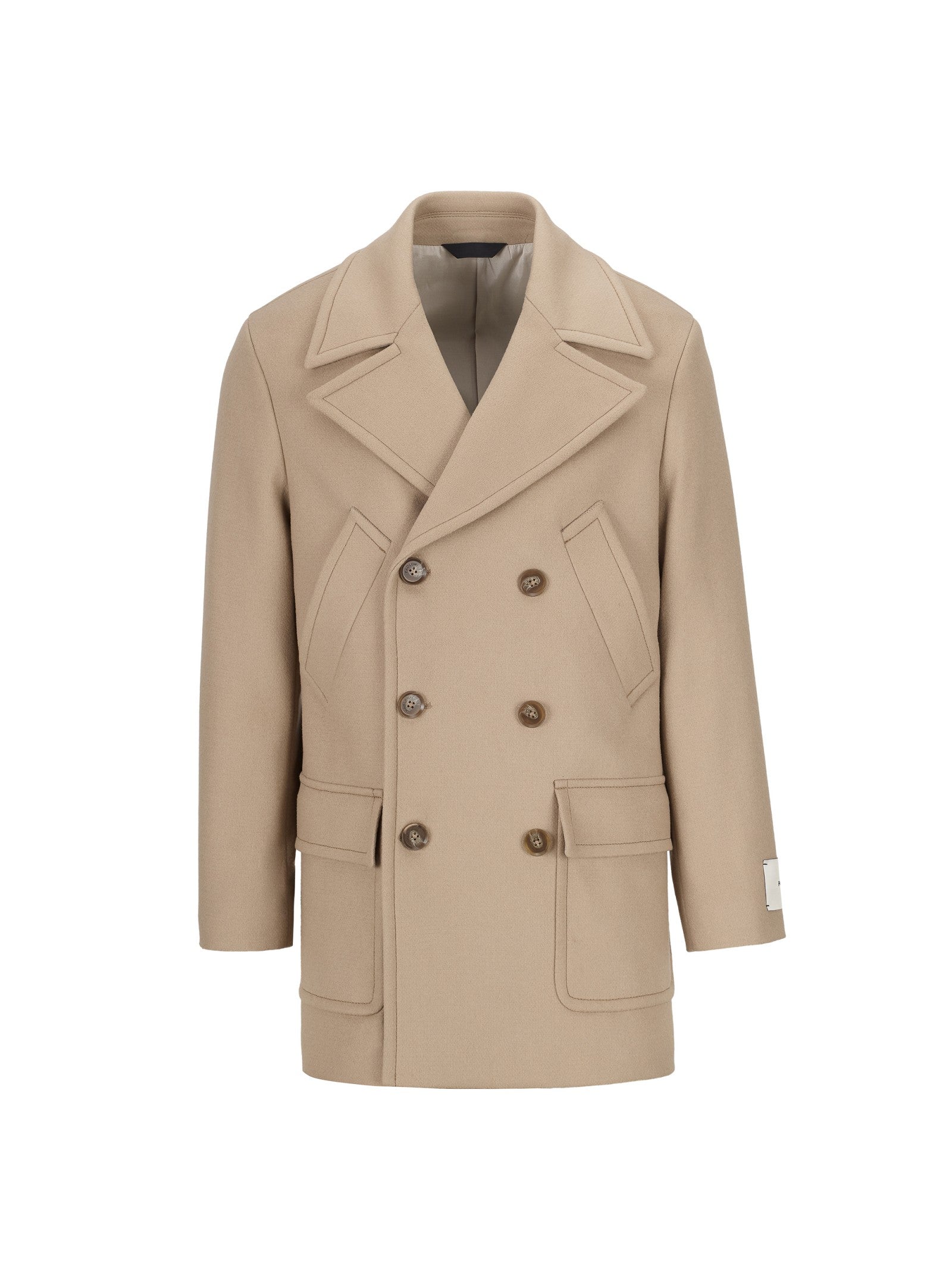 Peacoat panno misto lana 44 / BEIGE