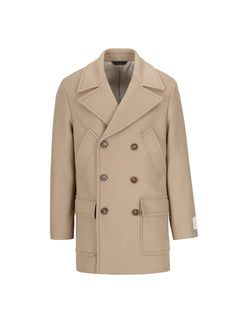 Peacoat panno misto lana 44 / BEIGE