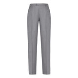 Pantalone pinces flanella di lana stretch 44 / GRIGIO