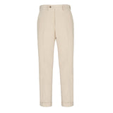 Pantalone wide fit fustagno di cotone stretch 44 / BEIGE