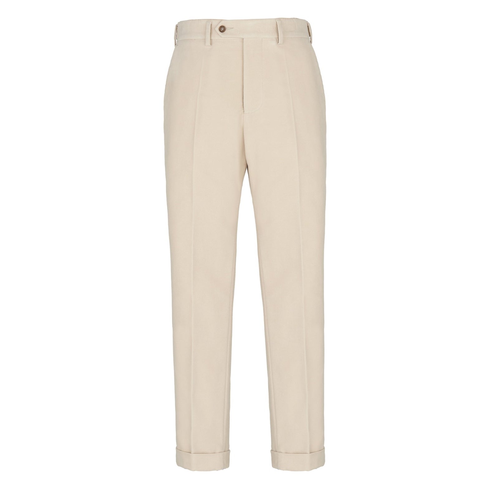 Pantalone wide fit fustagno di cotone stretch 44 / BEIGE