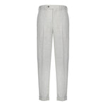 Pantalone wide fit resca misto lana stretch 44 / GRIGIO