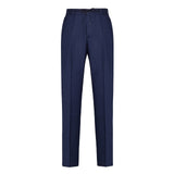 Pantalone jogging flanella di lana stretch 44 / BLU