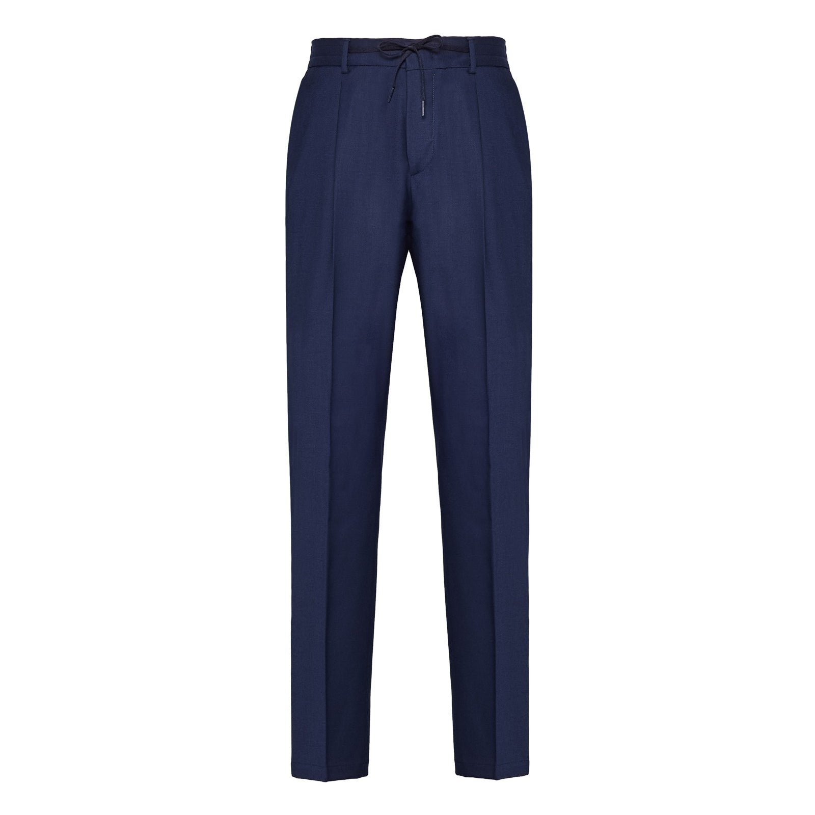 Pantalone jogging flanella di lana stretch 44 / BLU