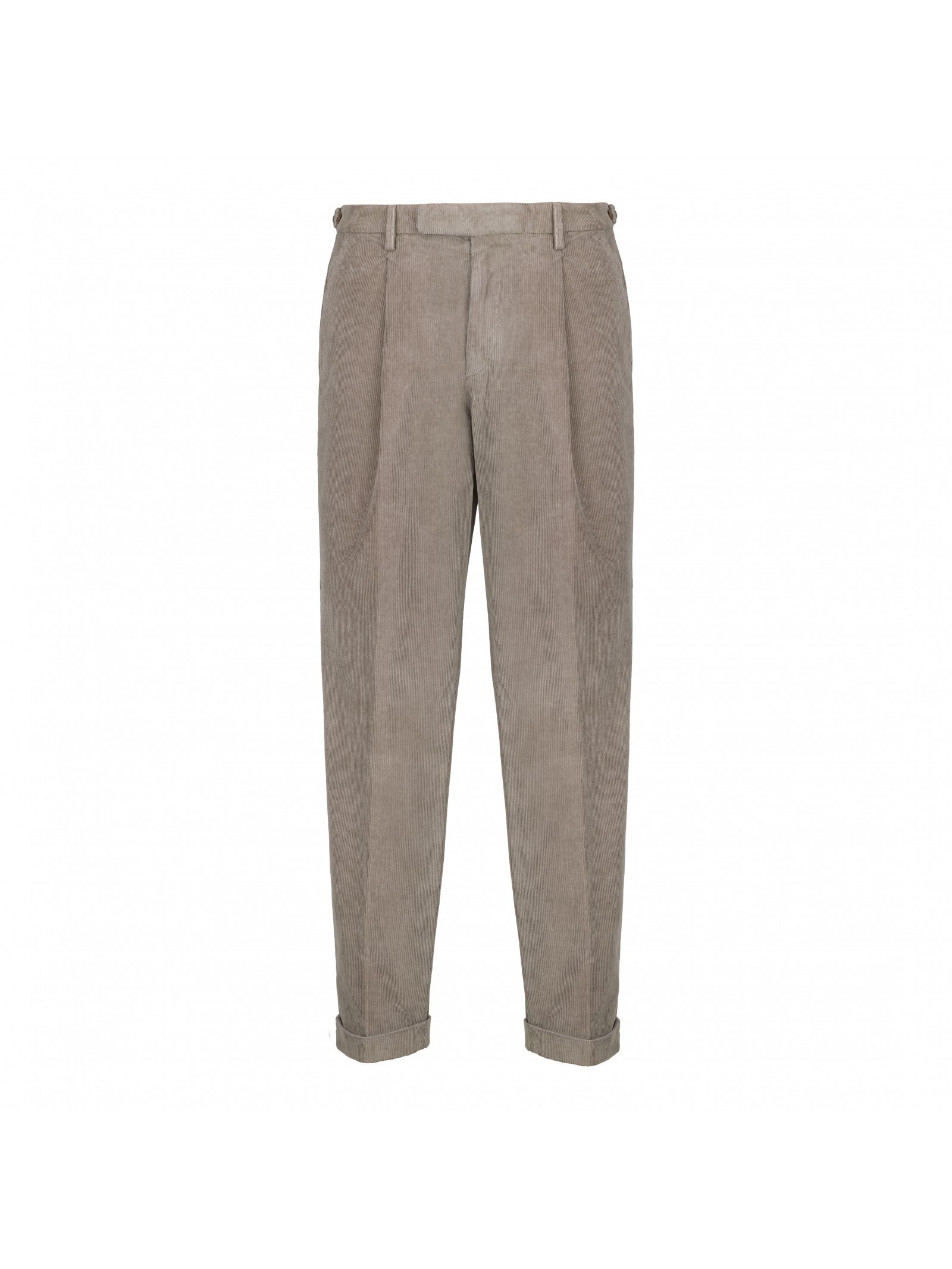 Pantalone tinto velluto a coste stretch 44 / BEIGE