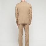 Abito in fresco di lana stretch 44 / BEIGE