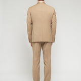 Abito in fresco di lana stretch 44 / BEIGE