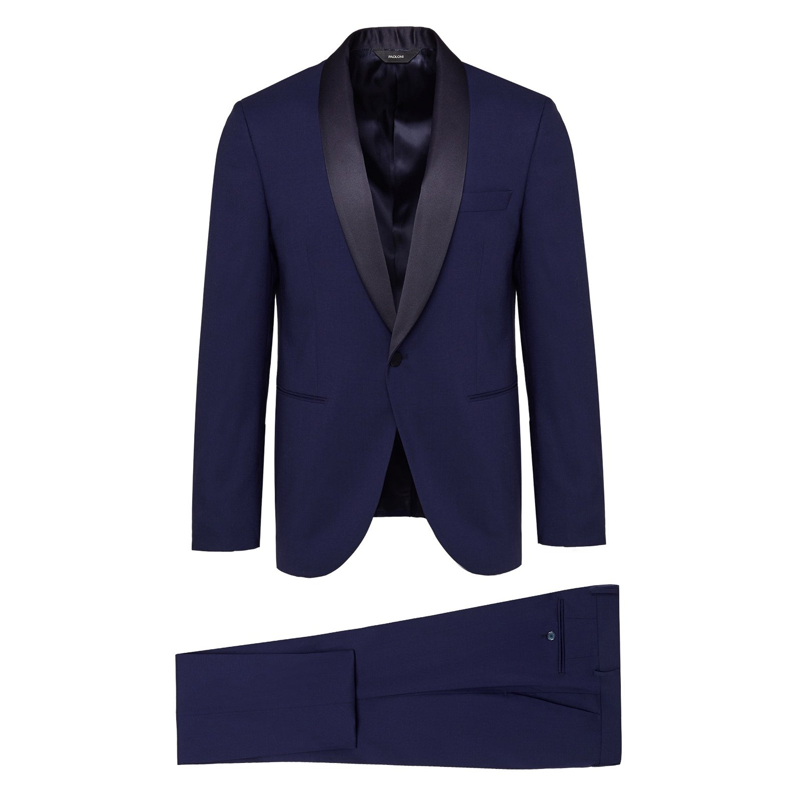 Abito in fresco di lana stretch 44 / BLU
