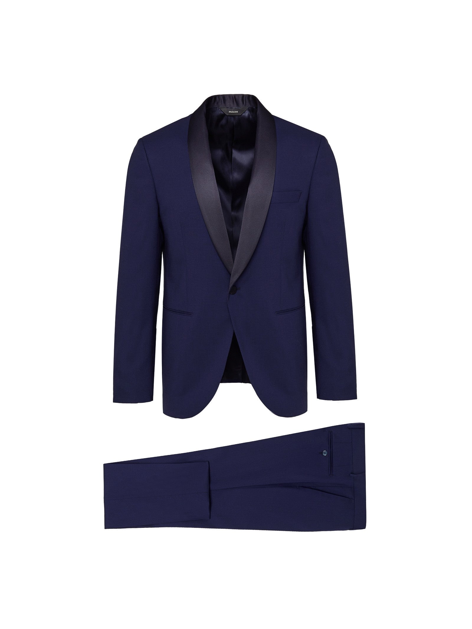 Abito in fresco di lana stretch 44 / BLU