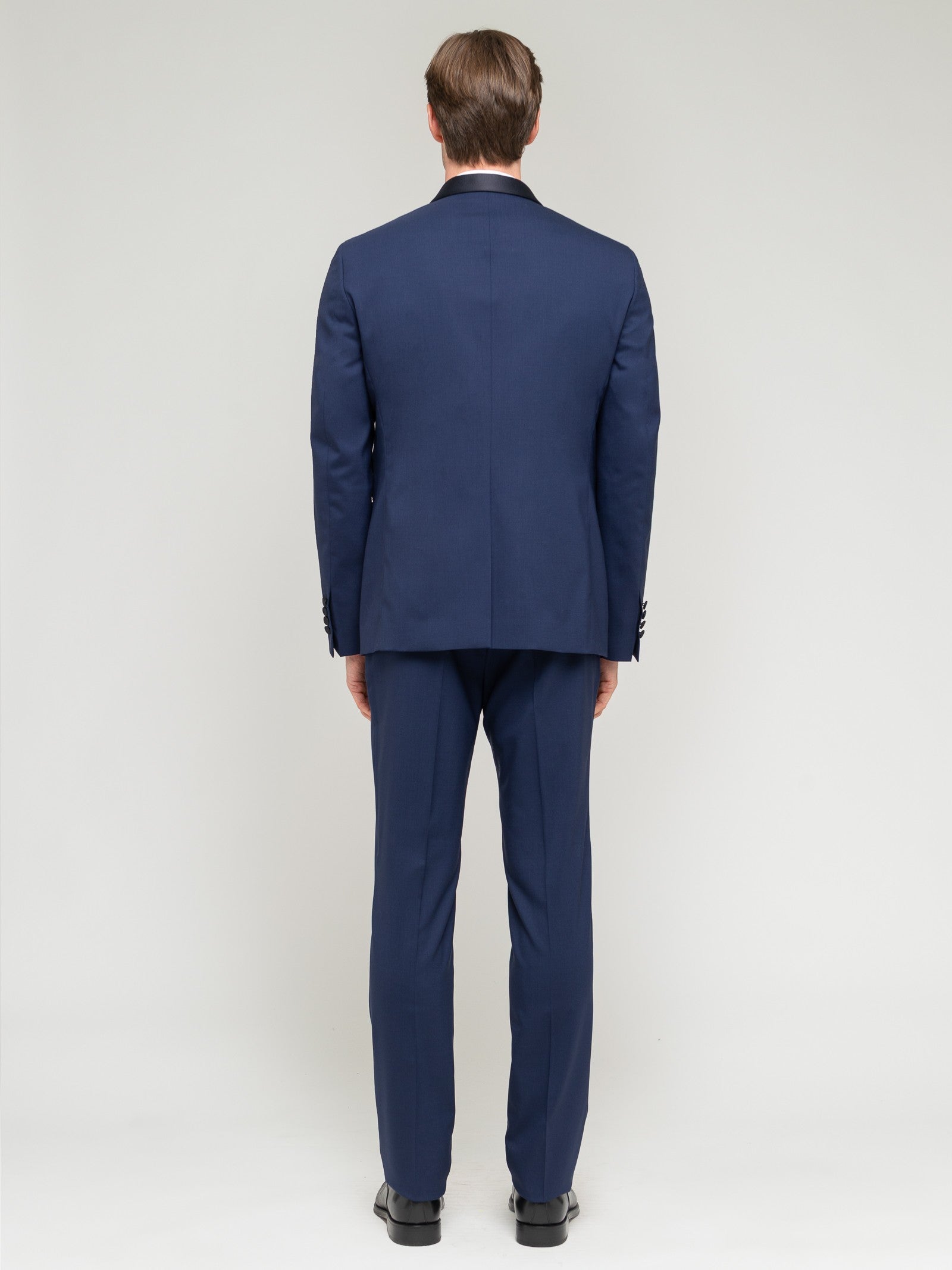 Abito in fresco di lana stretch 44 / BLU