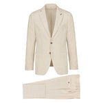 Abito decostruito in lino 44 / BEIGE