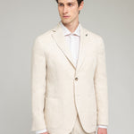 Abito decostruito in lino 44 / BEIGE