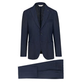 Abito decostruito in lino 44 / BLU