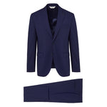 Abito in fresco di lana stretch 44 / BLU