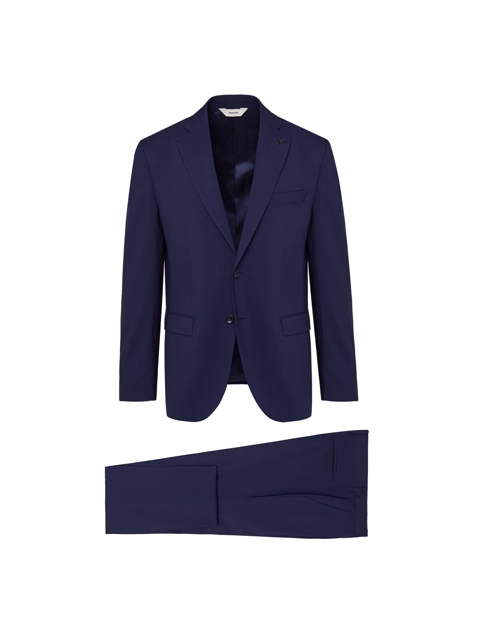 Abito in fresco di lana stretch 44 / BLU