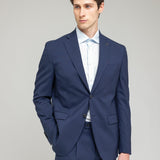 Abito in fresco di lana stretch 44 / BLU