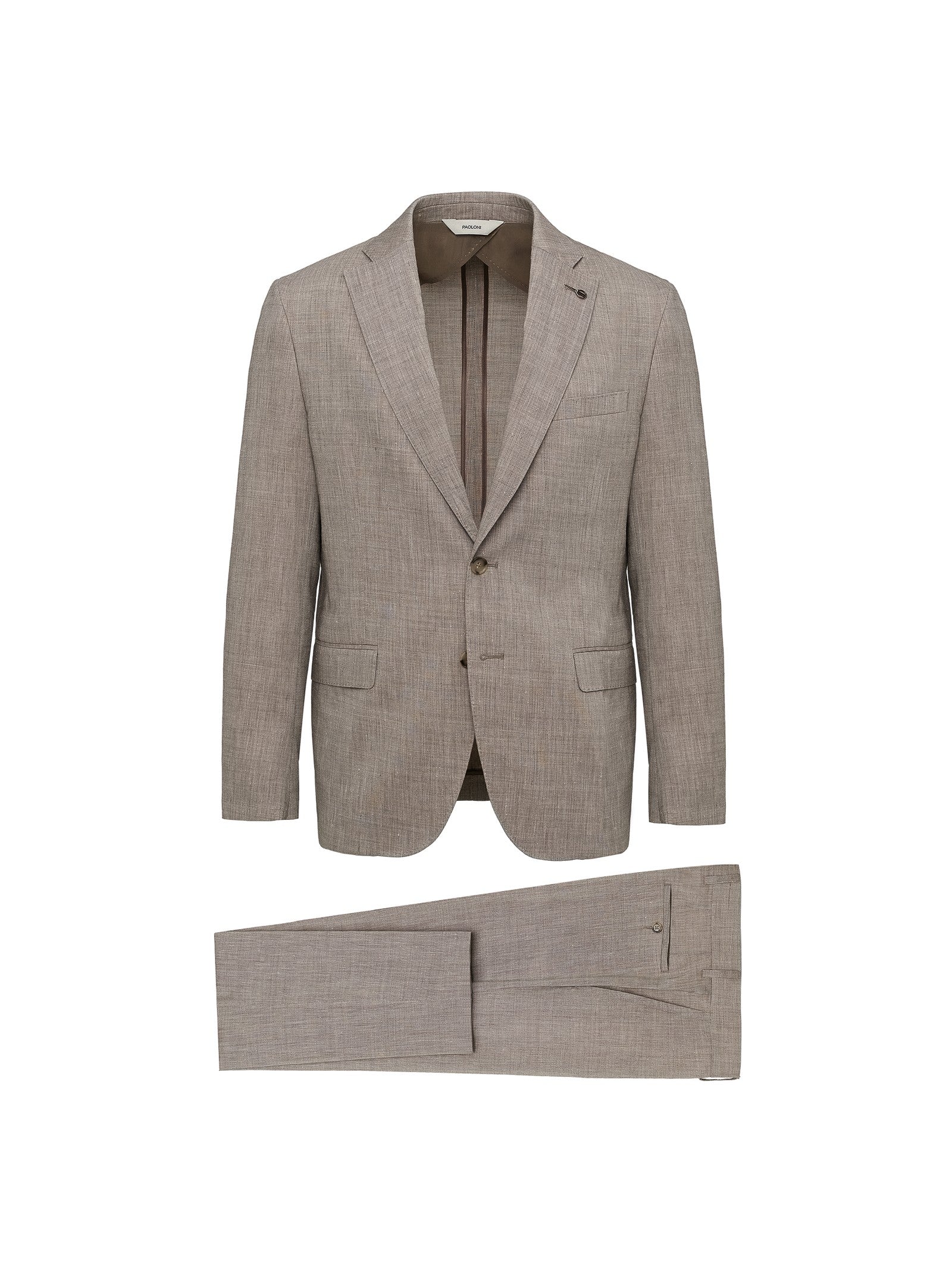 Abito in lana lino 44 / BEIGE