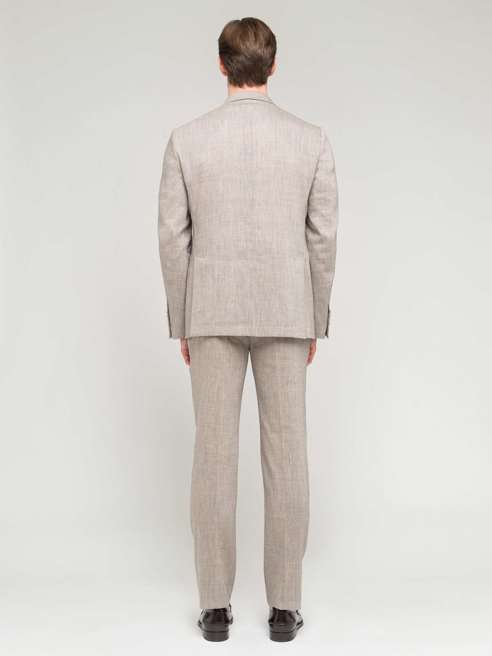 Abito in lana lino 44 / BEIGE