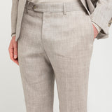 Abito in lana lino 44 / BEIGE