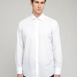 Camicia collo francia in popeline 38 / BIANCO