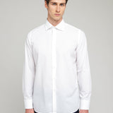 Camicia collo francia in popeline 38 / BIANCO