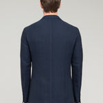 Giacca resca cotone viscosa 44 / BLU