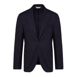 Giacca sfoderata in lana super 110`S 44 / BLU