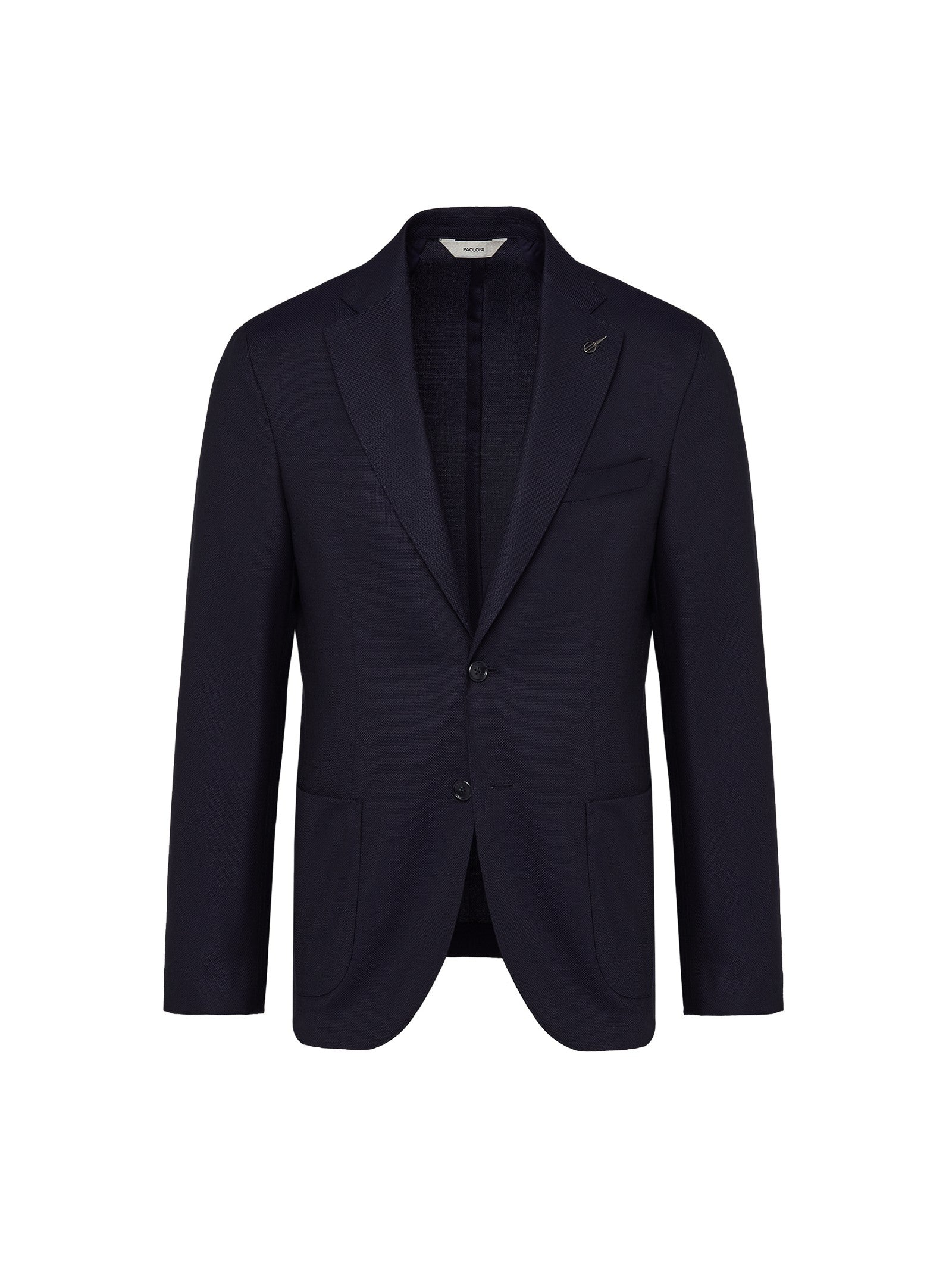 Giacca sfoderata in lana super 110`S 44 / BLU