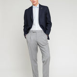 Giacca sfoderata in lana super 110`S 44 / BLU