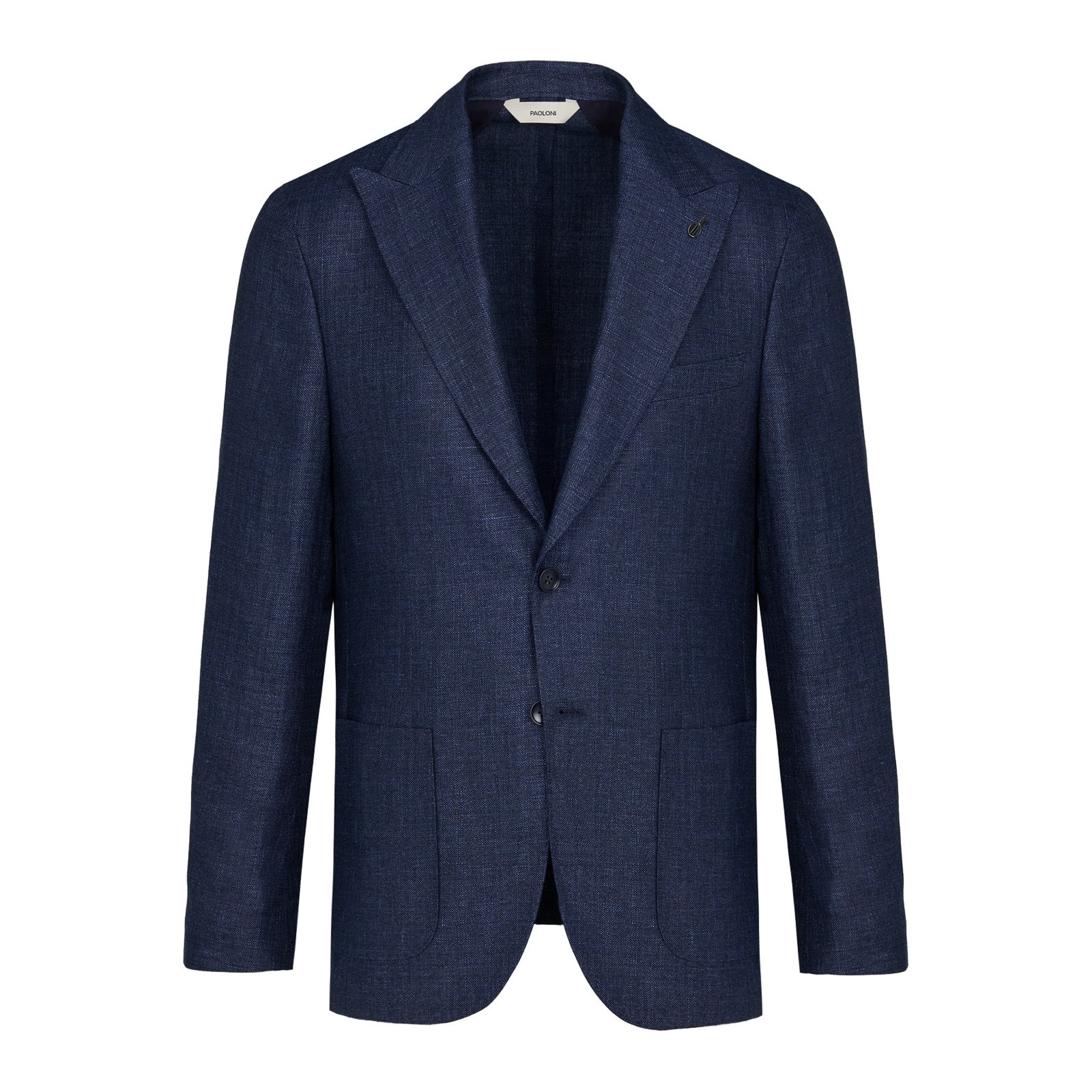 Giacca sfoderata in lino lana 44 / BLU