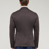 Giacca jersey misto cotone stretch 44 / MARRONE