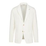 Giacca maglia lavorazione waffle misto cotone 44 / BIANCO
