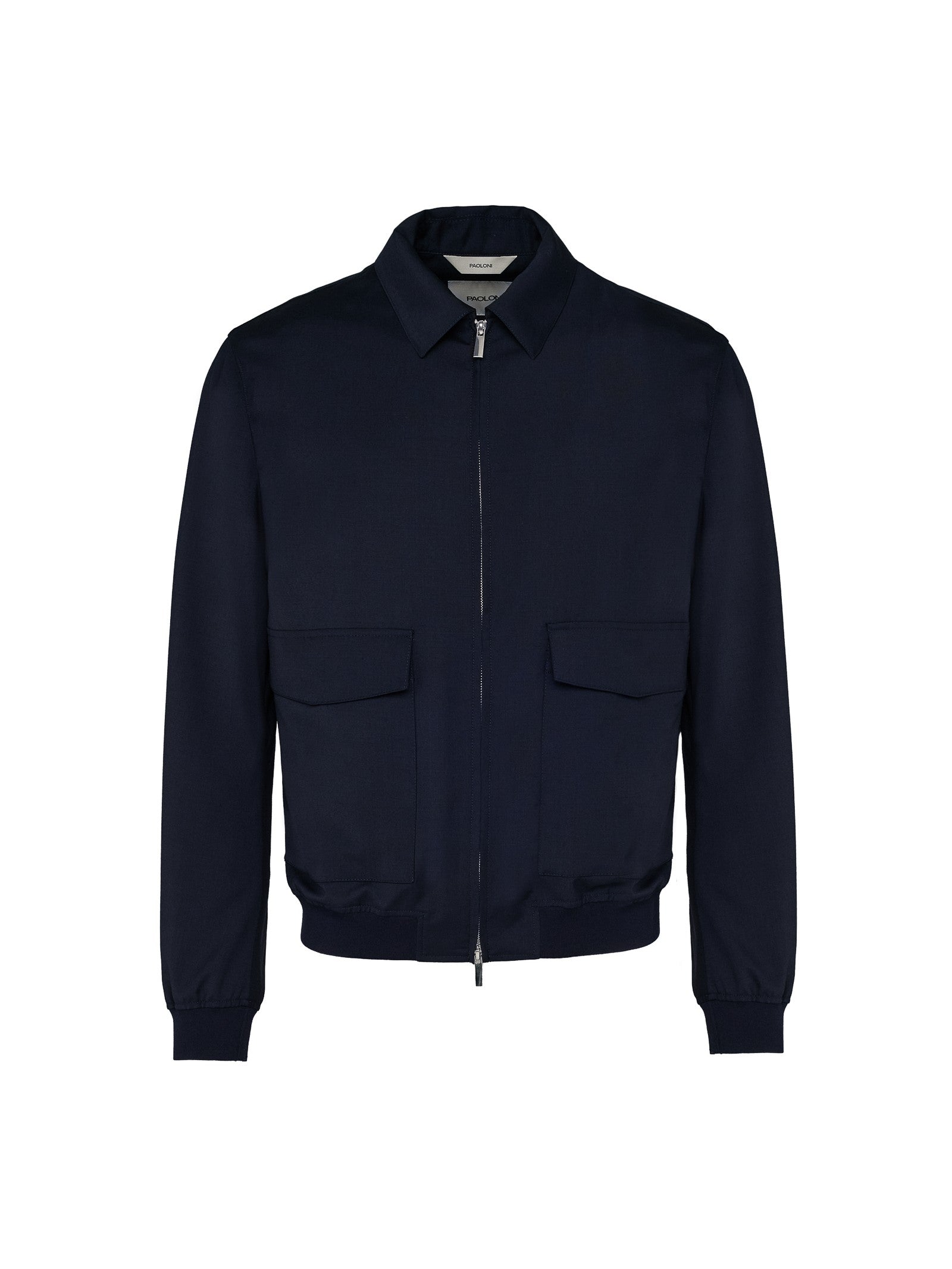 Bomber in fresco di lana 44 / BLU