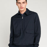 Bomber in fresco di lana 44 / BLU
