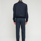 Bomber in fresco di lana 44 / BLU