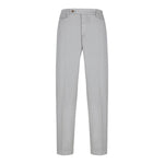 Pantalone slim raso di cotone stretch 44 / GRIGIO