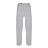 Pantalone slim raso di cotone stretch 44 / GRIGIO