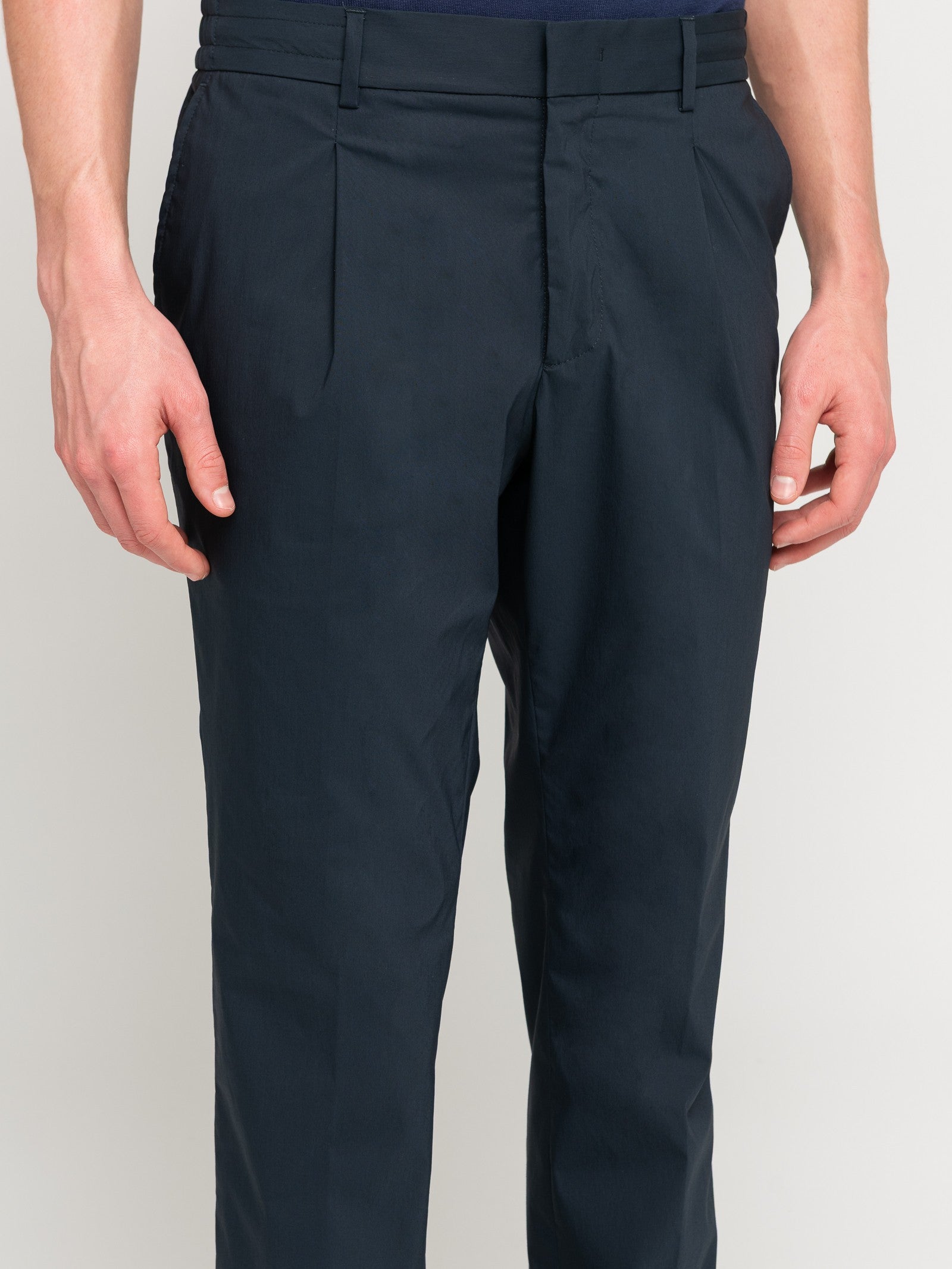 Pantalone jogging cotone confort stretch 44 / BLU