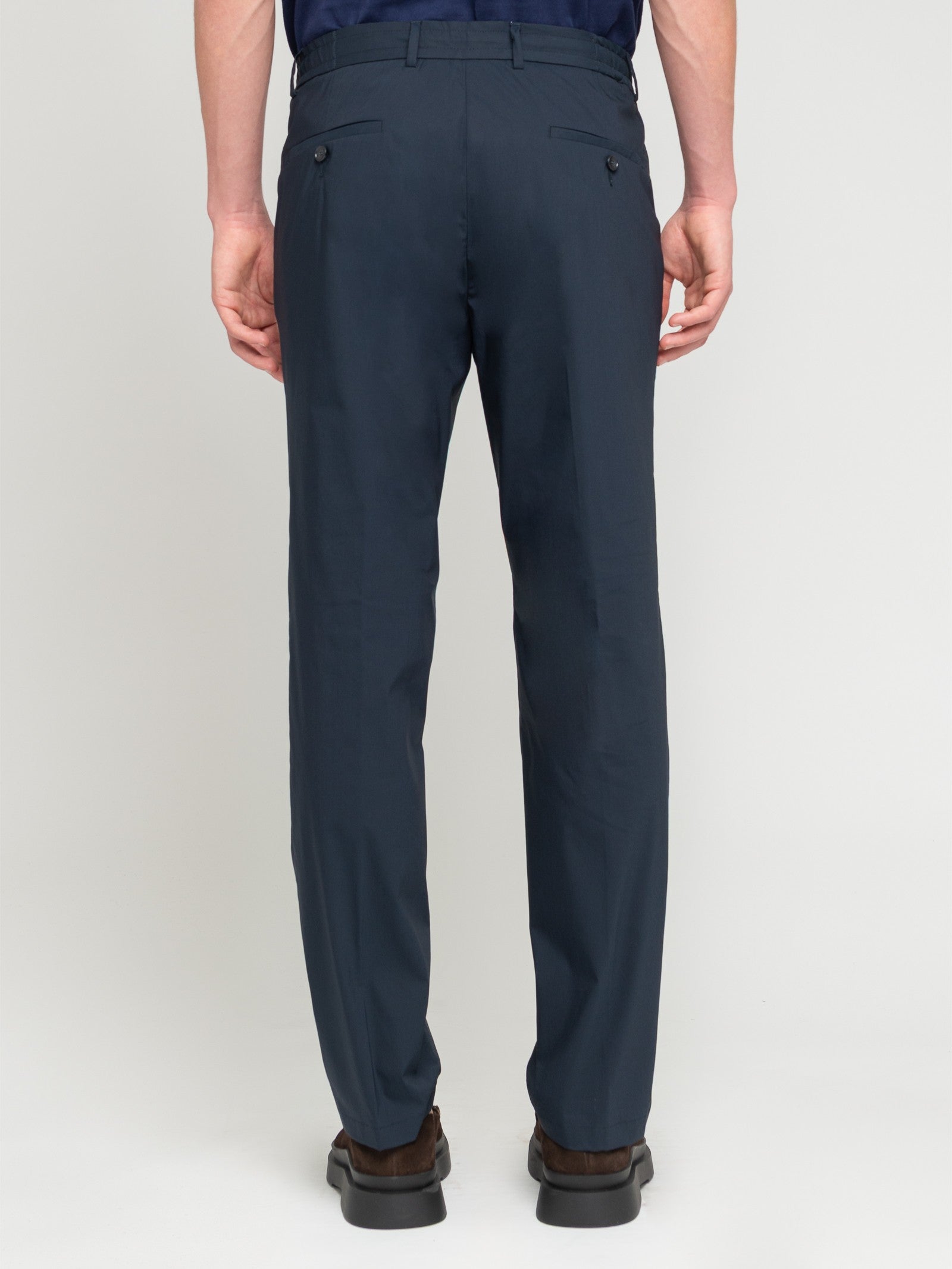 Pantalone jogging cotone confort stretch 44 / BLU