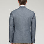 Giacca doppiopetto denim 44 / BLU
