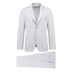Abito in flanella di lana stretch 44 / GRIGIO