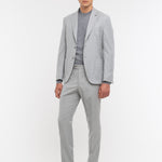 Abito in flanella di lana stretch 44 / GRIGIO