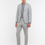 Abito in flanella di lana stretch 44 / GRIGIO