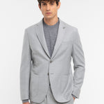 Abito in flanella di lana stretch 44 / GRIGIO