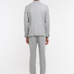 Abito in flanella di lana stretch 44 / GRIGIO