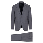 Abito saglia di lana stretch 44 / GRIGIO