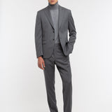Abito saglia di lana stretch 44 / GRIGIO