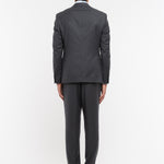 Abito in flanella di lana stretch 44 / GRIGIO