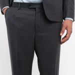 Abito in flanella di lana stretch 44 / GRIGIO
