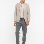 Giacca sfoderata resca misto lana stretch 44 / BEIGE